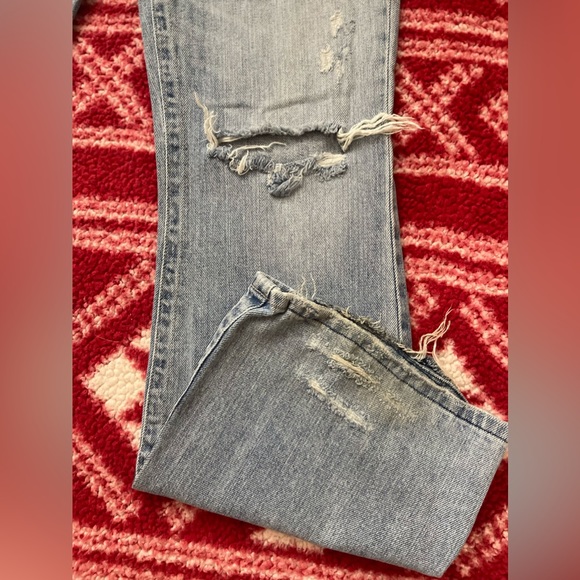 Vintage American Eagle- light wash *Hipster Skinny Flare Jeans in women’s size 8 - Picture 12 of 12